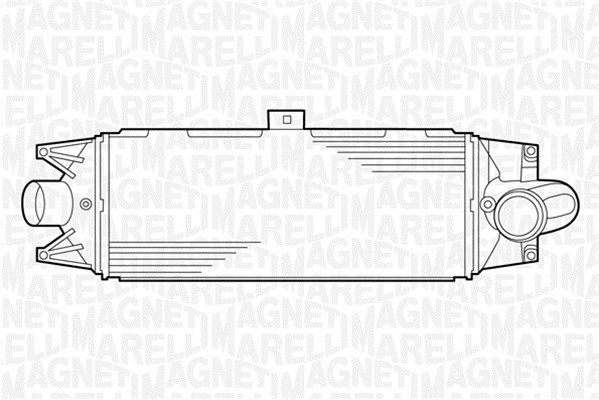 MAGNETI MARELLI tarpinis suslėgto oro aušintuvas, kompresorius 351319201570